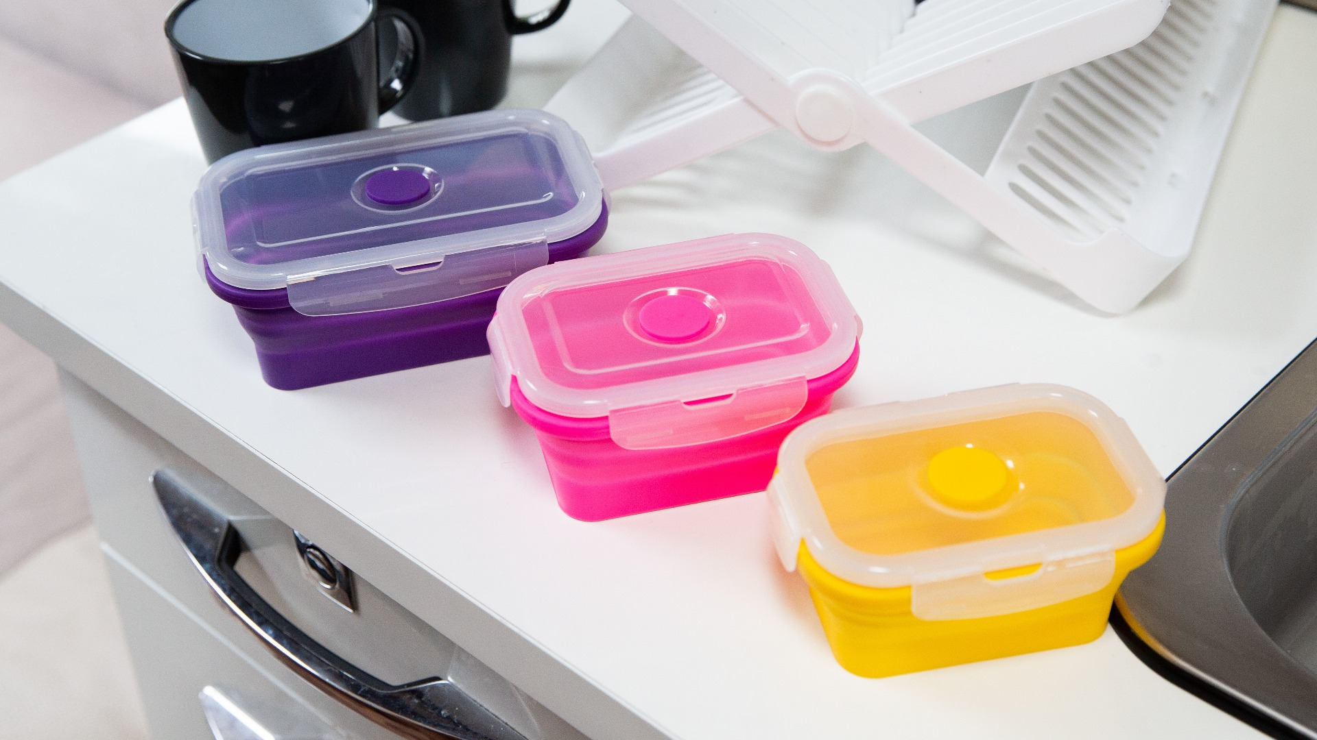 Collapsible containers help save space